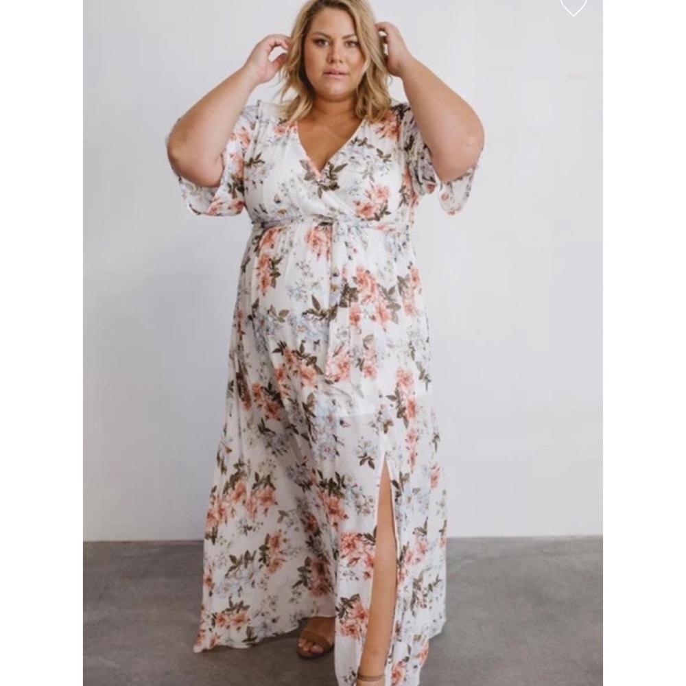 Baltic Born Kia Floral Kimono Maxi Dress - Picture 3 of 6